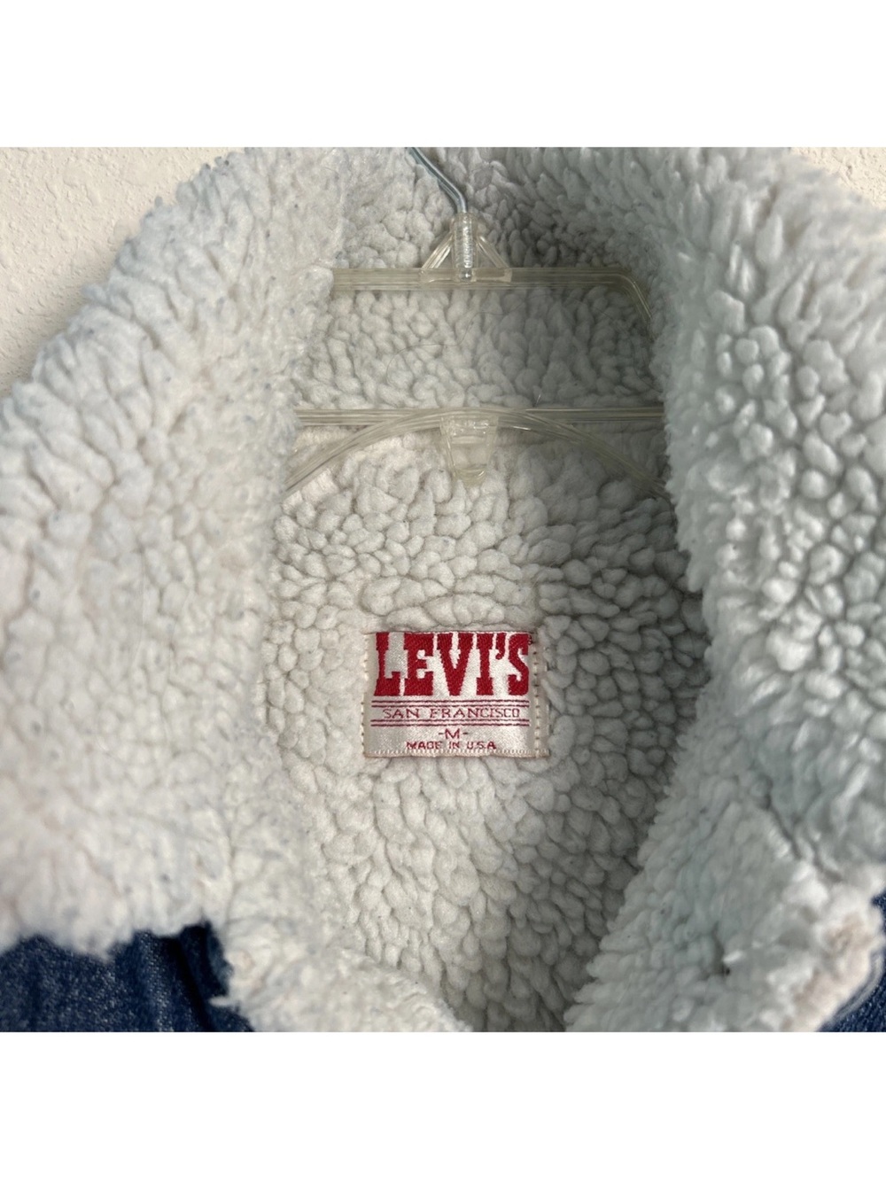 Vintage 80’s Levi’s Denim Sherpa Lined Vest Harley-Davidson Made In USA Size Med - Picture 5 of 16